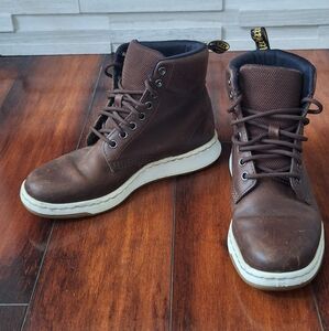 Dr. Martens Rigal Brown Leather Boots Size 6